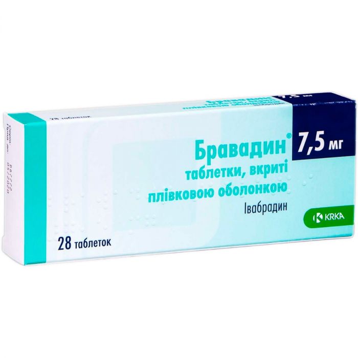 Бравадин 7,5 мг таблетки №28 в інтернет-аптеці