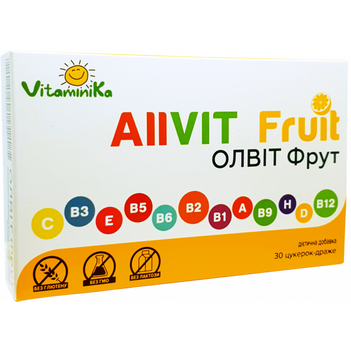 Allvit Fruit цукерки-драже №30 в Україні