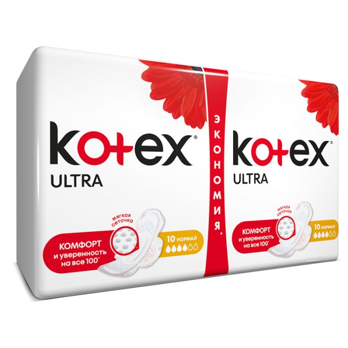 Прокладки Kotex Ultra Dry Normal 20 шт фото