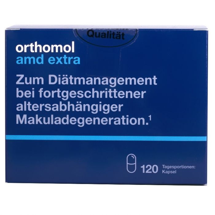 Orthomol (Ортомол) AMD Extra (спеціально для людей похилого віку) капсули №120 недорого