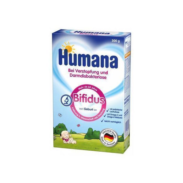 Суміш молочна Humana Біфідус з пребіотиком лактулозою 300 г  купити