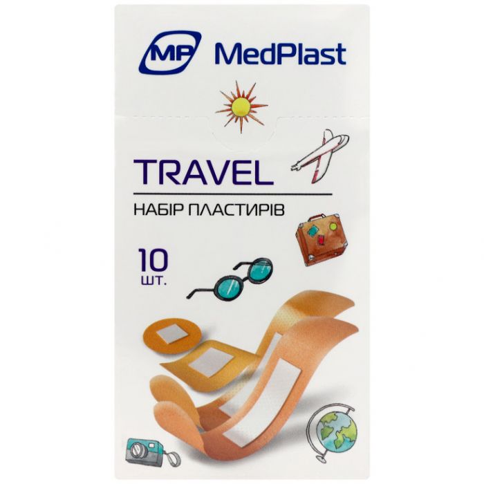 Набір пластирів MedPlast Travel асорті для мандрівок, 10 шт. купити