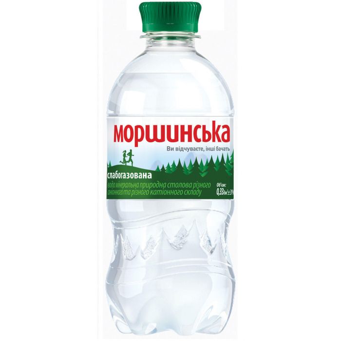 Вода мінеральна Моршинська слабогазована 0,33 л  в Україні