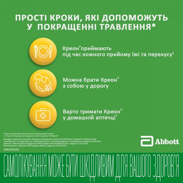 Креон 10000 150 мг капсули №50
