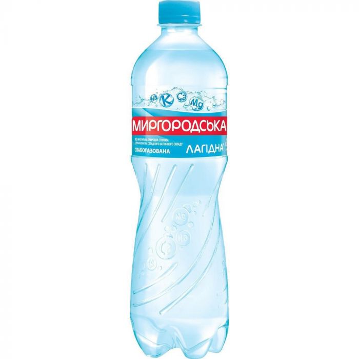 Вода мінеральна Миргородська Лагідна слабогазована 0,75 л  в інтернет-аптеці