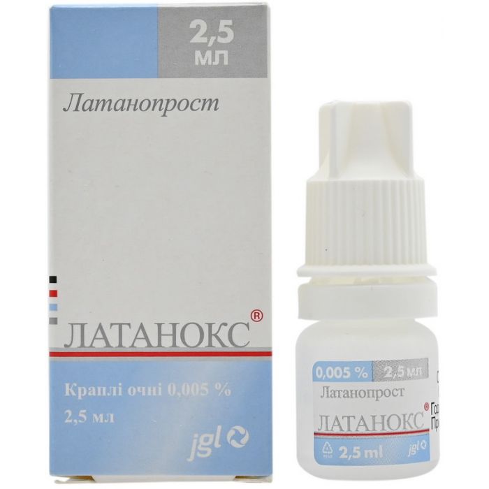 Латанокс 0,05 мг/мл очні краплі 2,5 мл №1 в інтернет-аптеці