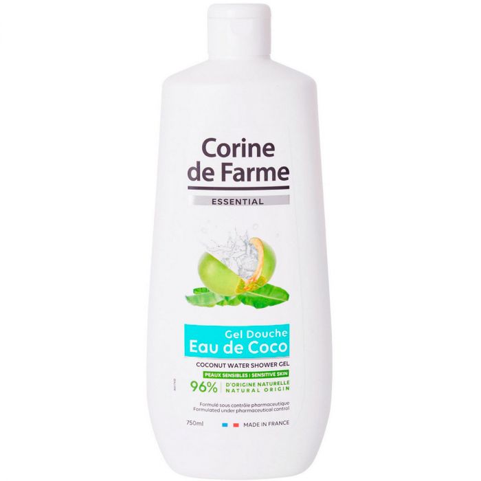 Гель для душу Corine De Farme з кокосовою водою, 750 мл купити