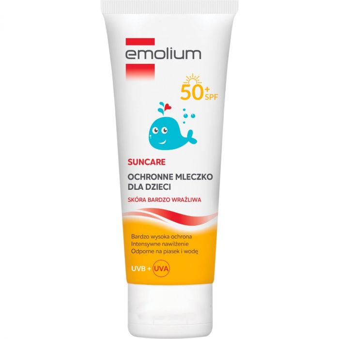 Сонцезахисне молочко Emolium (Емоліум) для дітей SPF50+ 125 мл ціна