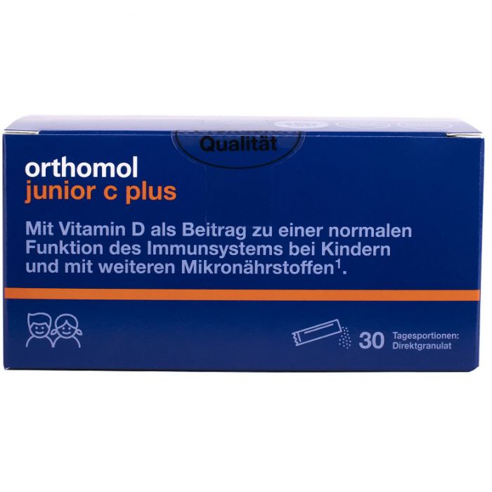 Orthomol Junior З Plus Сила імунітету Вашої дитини Малина - Лайм гранули №30 замовити