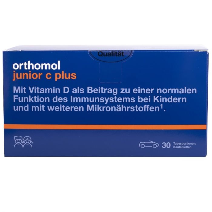 Orthomol (Ортомол) Junior (для імунітету Вашої дитини) 30 днів (апельсин) цукерки жувальні №30 купити