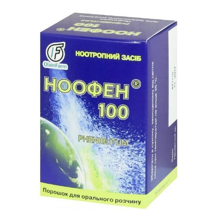 Ноофен 100 мг порошок для орального розчину пакет 1 г №15 купити