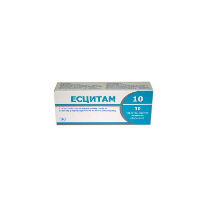 Есцитам 10 мг таблетки №30 в аптеці