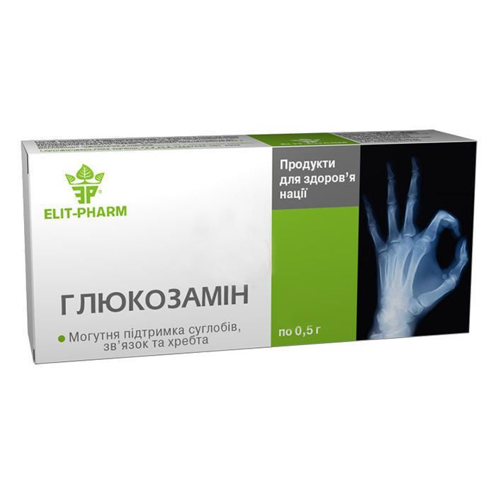 Глюкозамин таблетки 0.5г N80 (10х8) в Украине