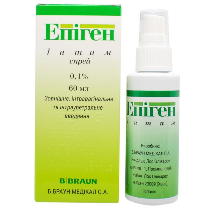 Епіген інтим 0,1% спрей 60 мл в інтернет-аптеці