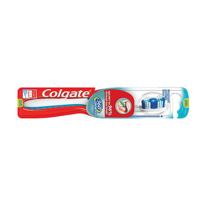 Зубна щітка Colgate Clean 360° середньої жосткості ADD