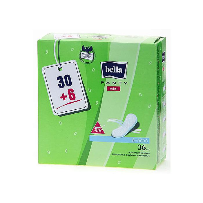 Прокладки Bella Panty Mini щоденні 30 + 6 шт в інтернет-аптеці