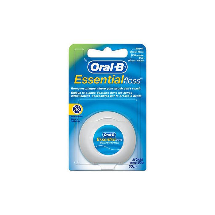 Нитка зубна Oral-B Essential Floss Воскована 50 м купити