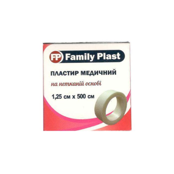 Пластир FamilyPlast медичний на шовковій основі 2,5 см х 500 см недорого