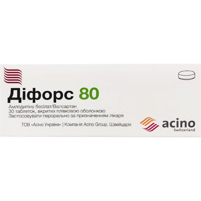 Дифорс 80 5 мг/80 мг таблетки №10 в аптеке