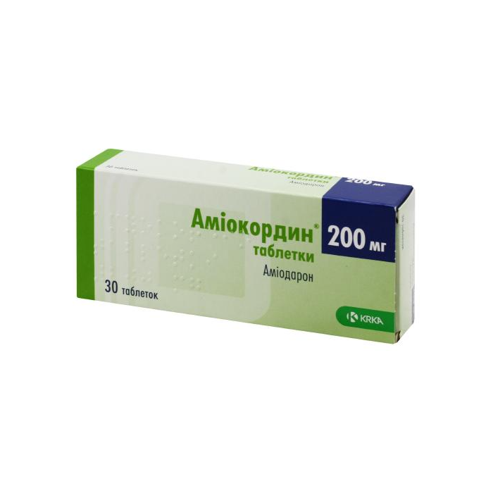 Амиокордин 200 мг таблетки №30* цена