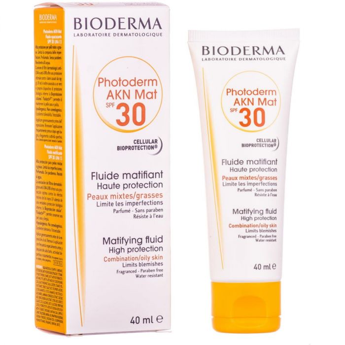 Емульсія Bioderma (Біодерма) Photoderm Max АКН МАТ для комбінованої та жирної шкіри 40 мл SPF30 ціна