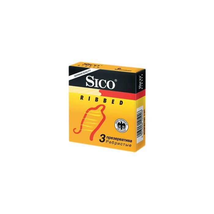 Презервативи SICO ribbed №3 ребристі в інтернет-аптеці