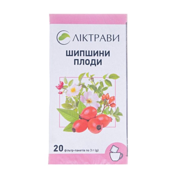 Шипшини плоди 3 г фільтр-пакет №20 в Україні