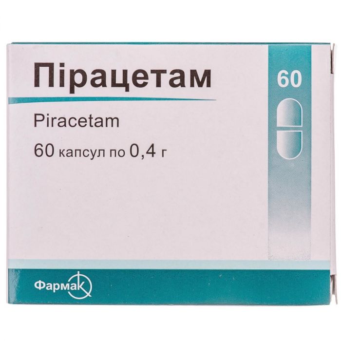 Пірацетам 0,4 г капсули №60 недорого