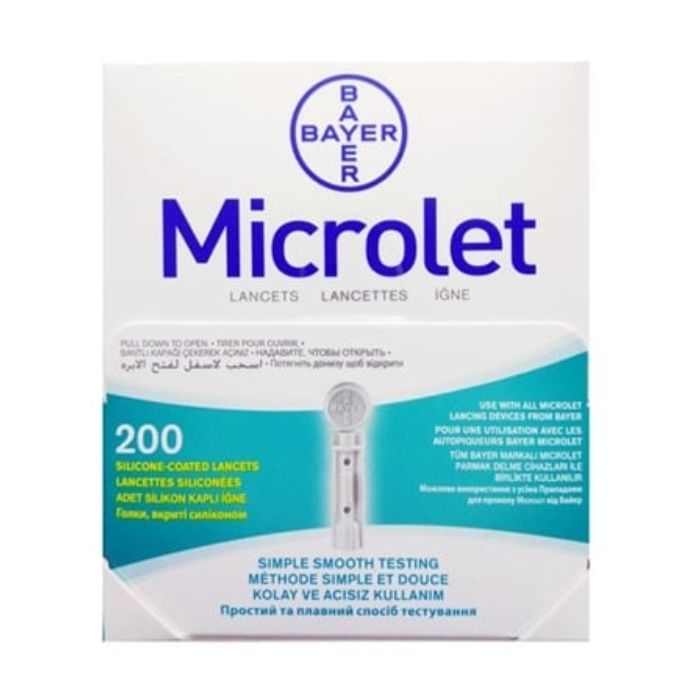 Ланцети Microlet (Мікроліт) голка із силіконовим покриттям №200 купити
