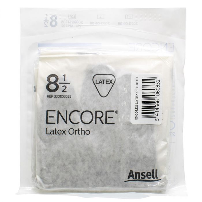 Перчатки Encore Ortho Latex хирургические латексные стерильные р. 8.0 фото
