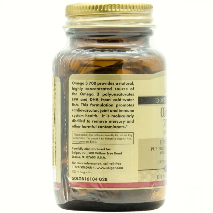 Solgar (Солгар) Omega-3 подвійна сила 700 мг капсули №30