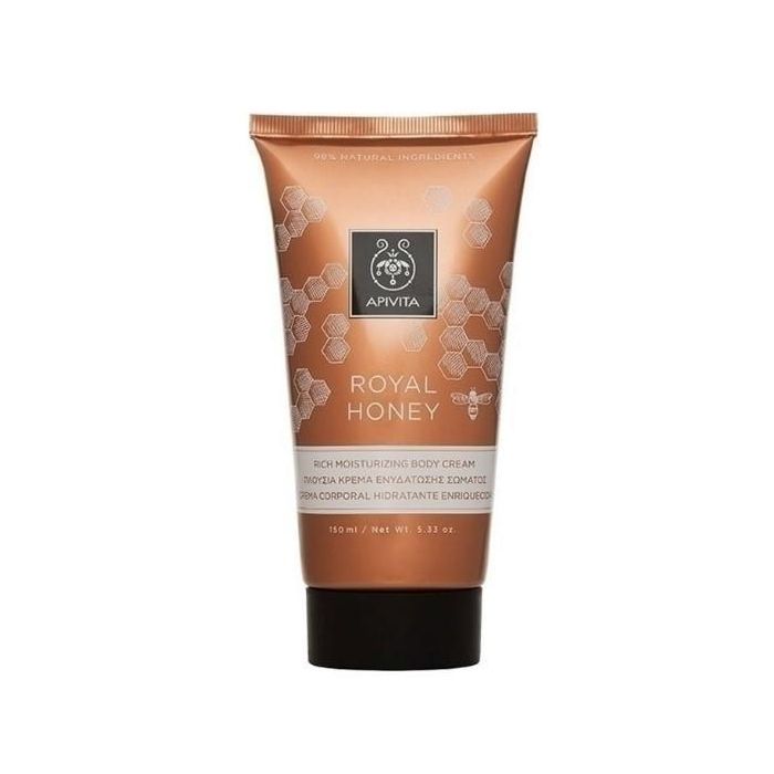 Крем для тіла Apivita Royal Honey збагачений зволожуючий 150 мл ADD