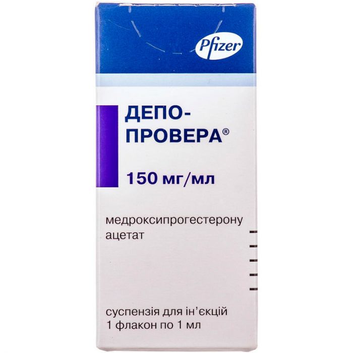 Депо-Провера 150 мг суспензия для инъекций 1 мл флакон №1   в Украине