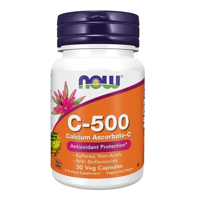 Now (Нау) Foods Vitamin -500 Аскорбат кальцію-С капсули №30 замовити