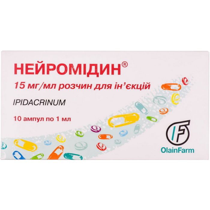 Нейромідин 15 мг/мл розчин 1 мл ампули №10 купити
