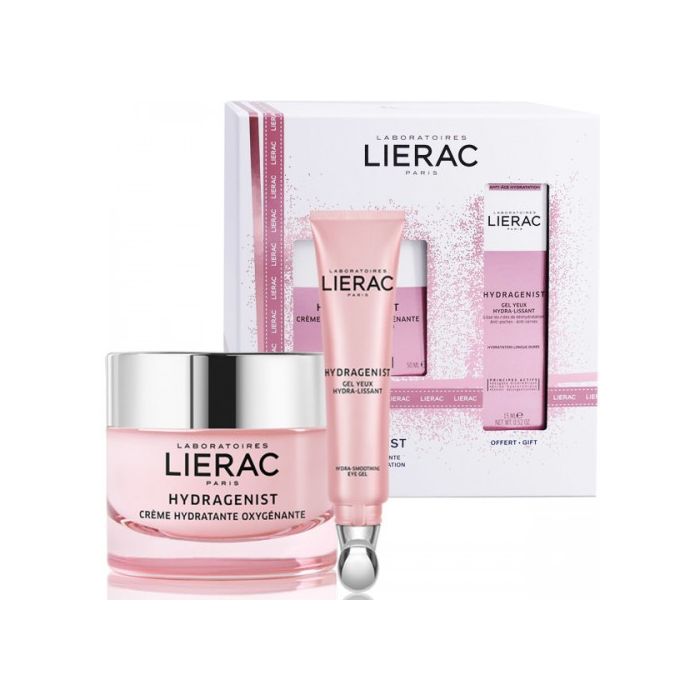 Набір Lierac Hydragenist (крем 50 мл + крем для контуру очей 15 мл) - фото №1 Набір Lierac Hydragenist (крем 50 мл + крем для контуру очей 15 мл) в інтернет-аптеці