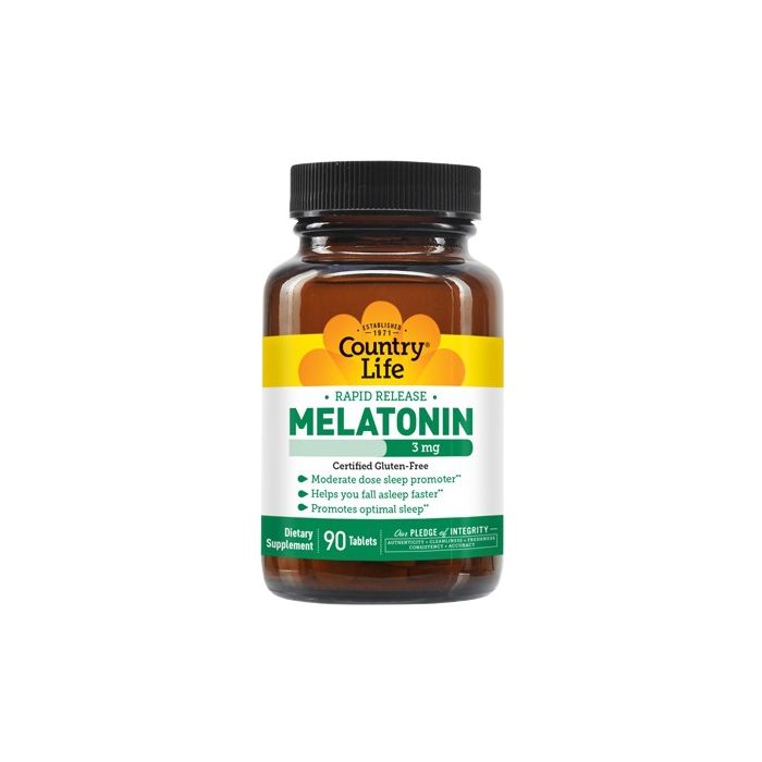 Country Life (Кантрі лайф) Melatonin 3 мг таблетки №90 в аптеці