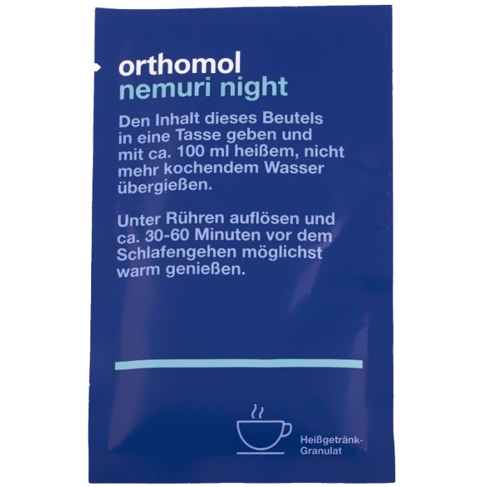 Orthomol (Ортомол) Nemuri night (Для здорового сну) 30 днів порошок №30 - фото №1 Orthomol (Ортомол) Nemuri night (Для здорового сну) 30 днів порошок №30 ADD