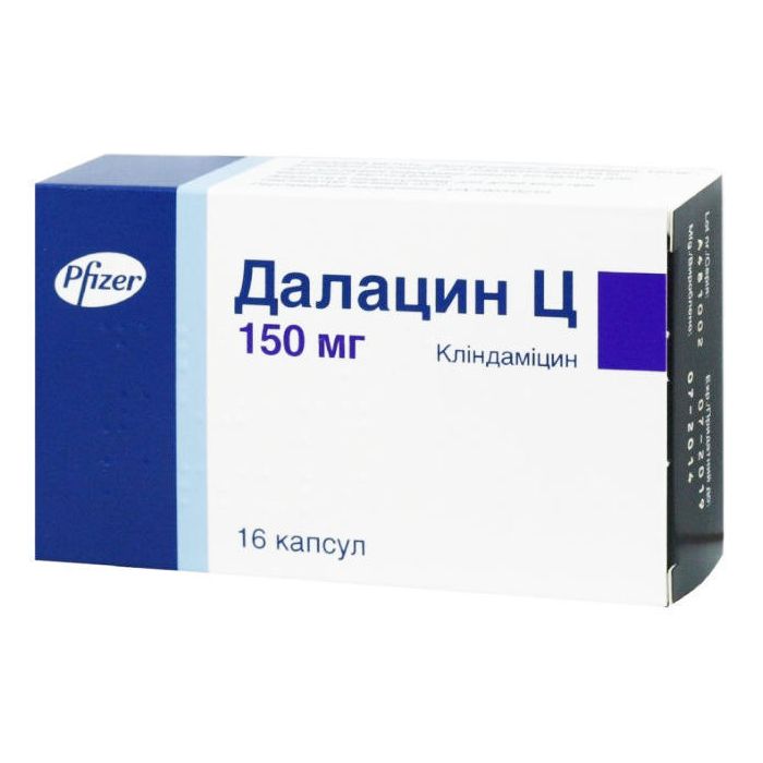 Далацин Ц 150 мг капсули №16  в інтернет-аптеці