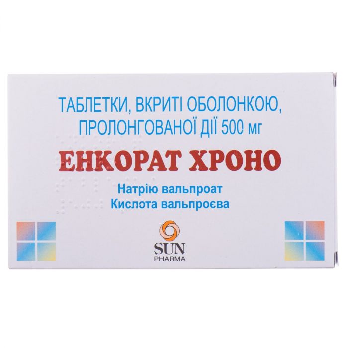 Енкорат Хроно 500 мг таблетки №30 ціна
