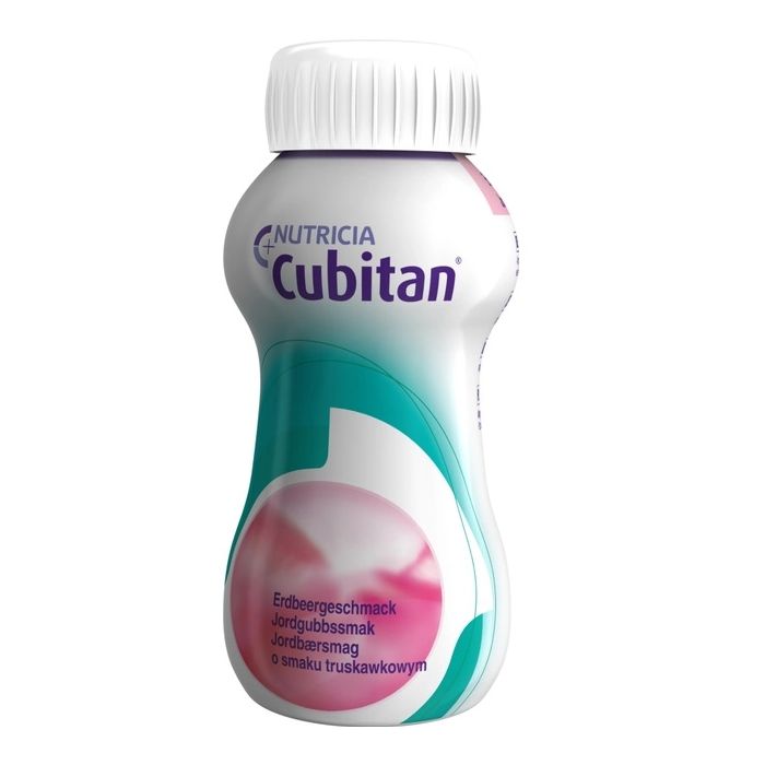 Продукт харчування для спеціальних медичних цілей: ентеральне харчування Cubitan (Кубітан) зі смаком полуниці 4х200 мл ADD