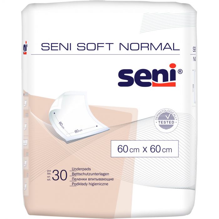 Пелюшки гігієнічні Seni Soft Normal 60х60 см, 30 шт. в аптеці