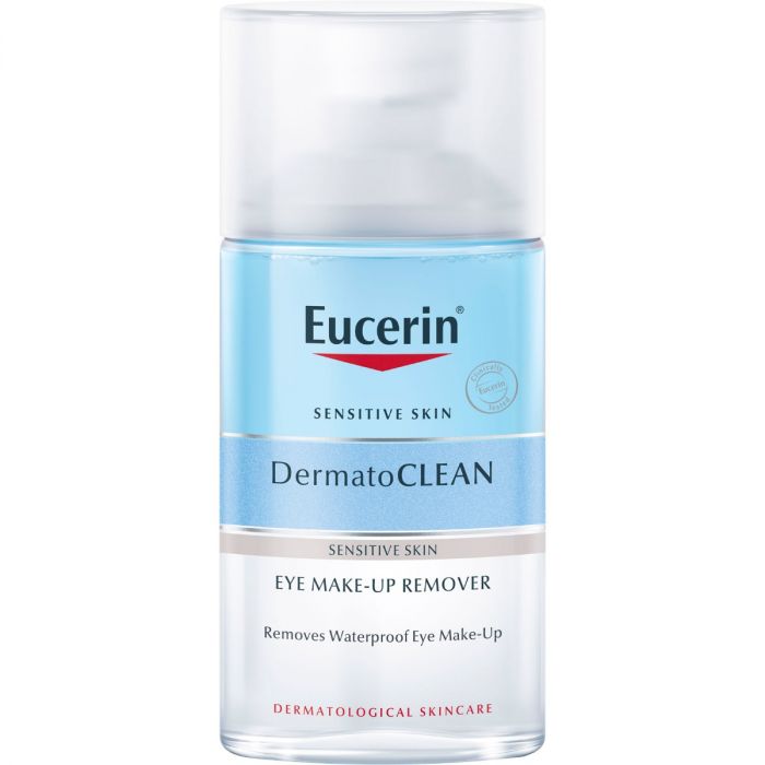 Засіб Eucerin DermatoClean для зняття водостійкого макіяжу з очей для чутливої ​​шкіри 125 мл в інтернет-аптеці