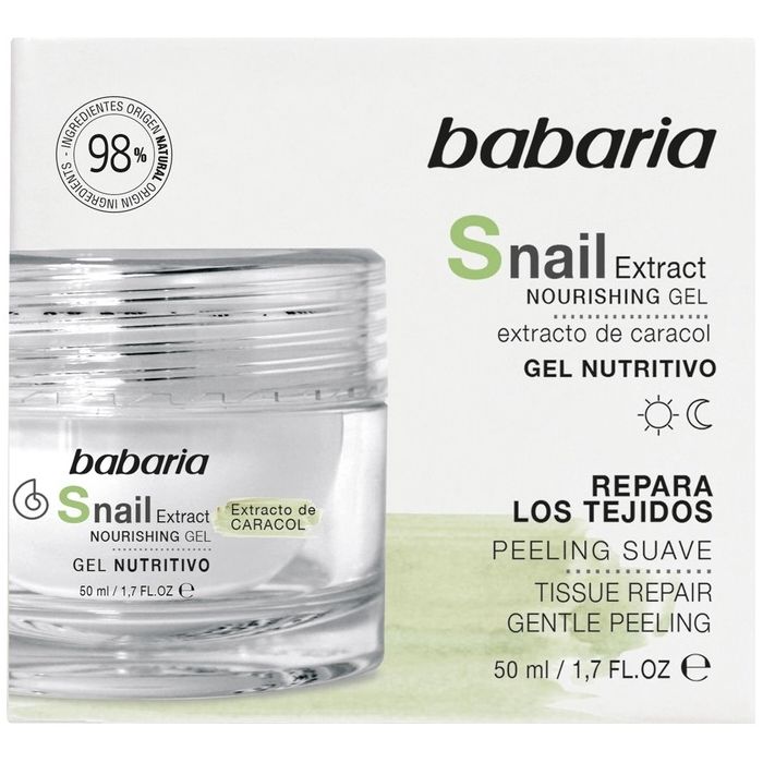 Крем-гель Babaria (Бабария) с улиточной эссенцией 50 мл - фото №1 Крем-гель Babaria (Бабария) с улиточной эссенцией 50 мл купить