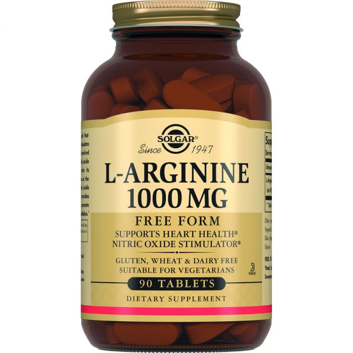 Solgar (Солгар) L-Arginine (Аргінін) 1000 мг таблетки №90 недорого