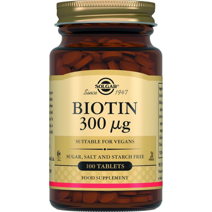 Solgar (Солгар) Biotin (Біотин) 300 мкг таблетки №100 недорого