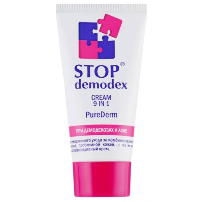 Крем для обличчя Stop Demodex Pure Derm 9 в 1 50 мл фото