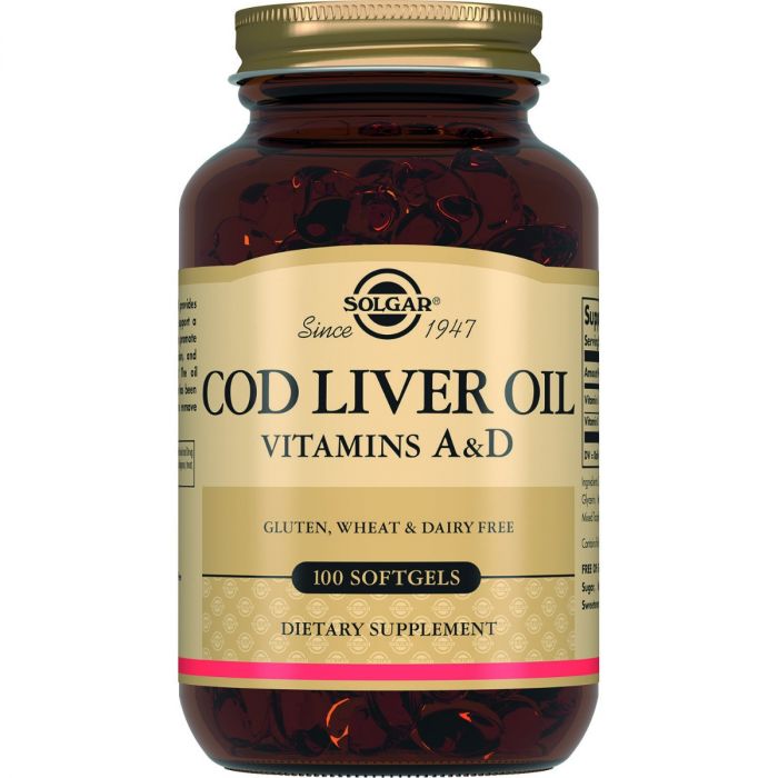 Solgar (Солгар) Cod Liver Oil (Жир із печінки тріски) капсули №100 в інтернет-аптеці