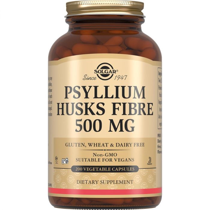 Solgar (Солгар) Psyllium Husks Fiber (Псилліум лушпиння подорожника) 500 мг капсули №200 ADD