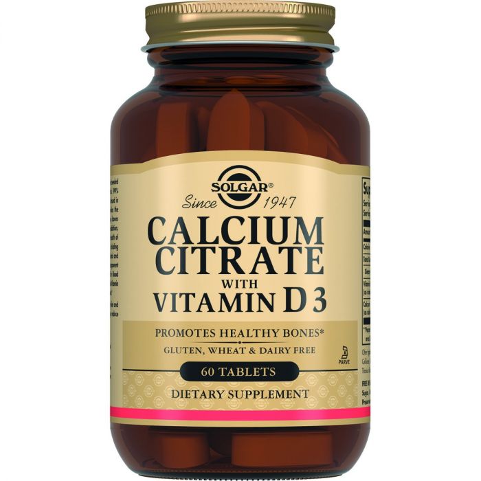 Solgar (Солгар) Calcium Citrate With Vitamin D3 (Цитрат кальцію з вітаміном D3) таблетки №60 в аптеці